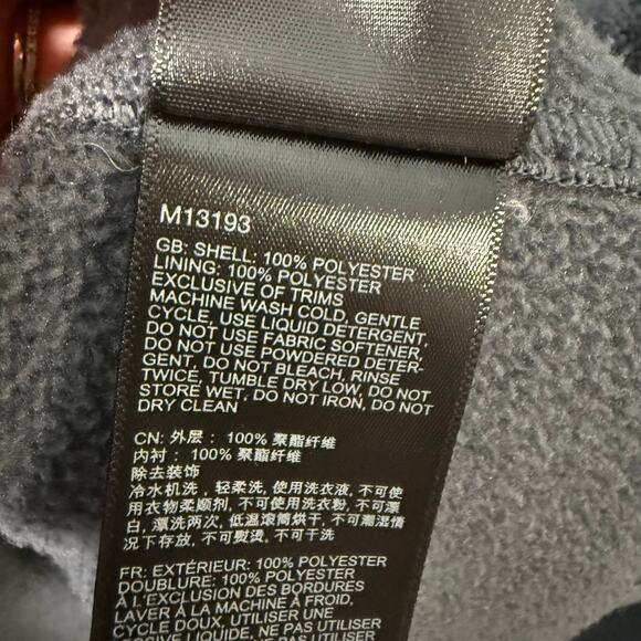 Marmot Men's Drop Line 1/2 Zip Fleece Pullover Blue Gray XXL Half Sweatshirt - Picture 7 of 8